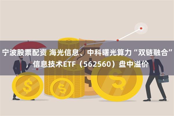 宁波股票配资 海光信息、中科曙光算力“双链融合”，信息技术ETF（562560）盘中溢价