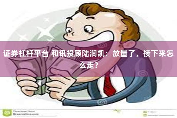 证券杠杆平台 和讯投顾陆润凯：放量了，接下来怎么走？